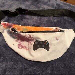 Splatter Design Game Controller Waist Bag